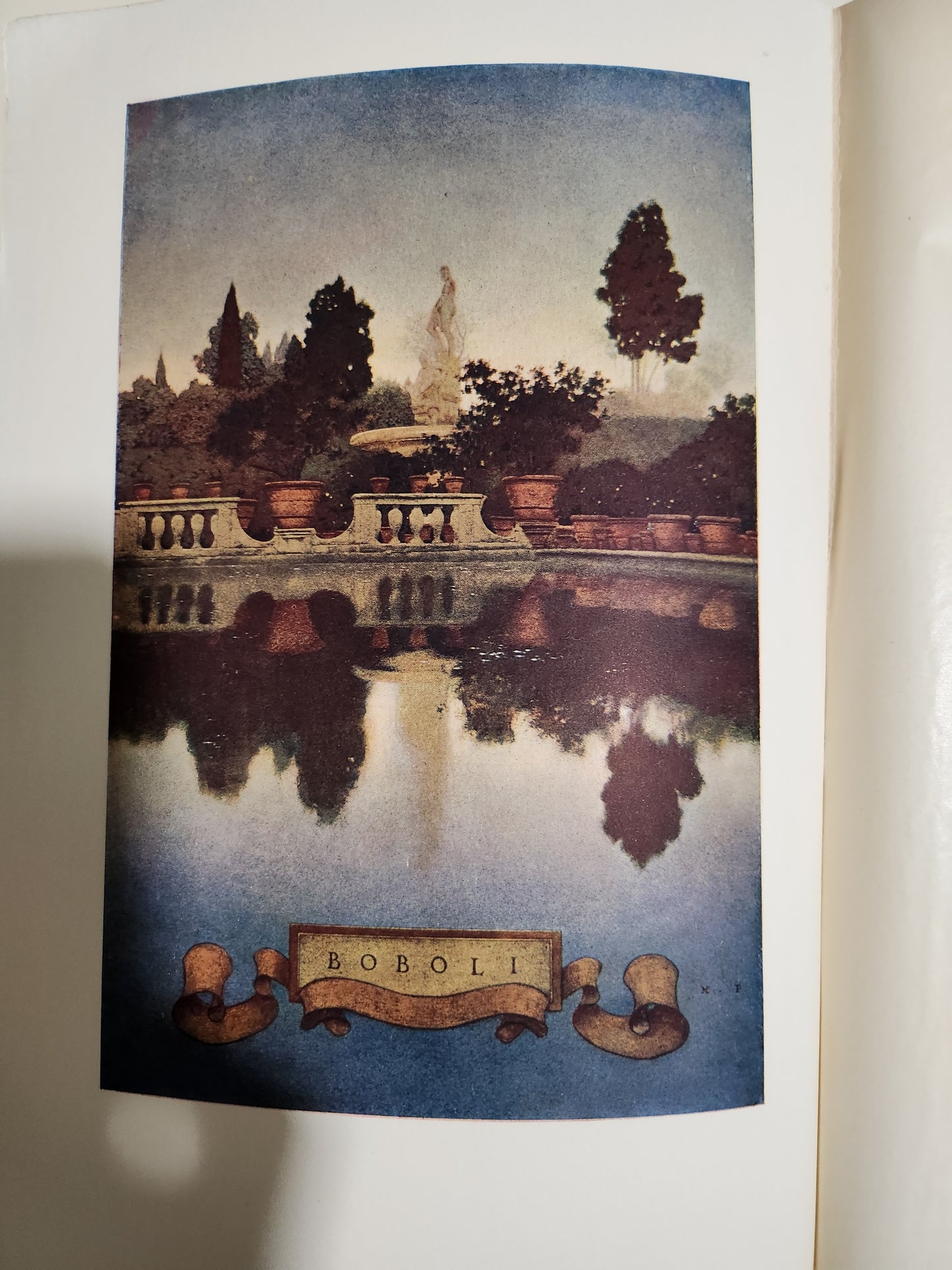 Maxfield Parrish original illustration 'Boboli'