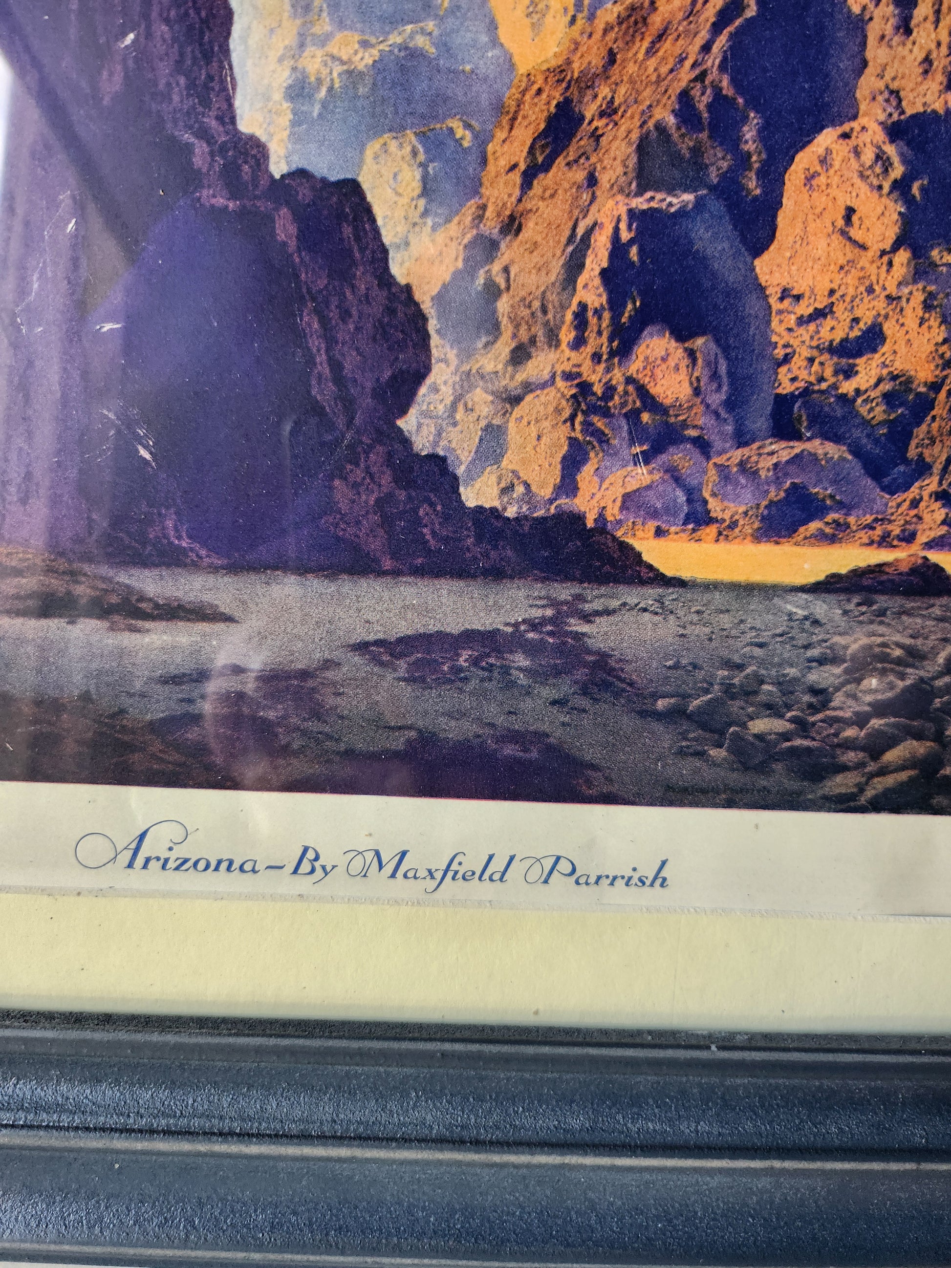 Detail of Maxfield Parrish's 'Arizona' from 1930 Ladies' Home Journal