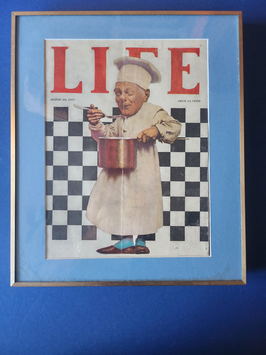 Maxfield Parrish's 'The Chef' - cover for 'Life' magazine August 30, 1923