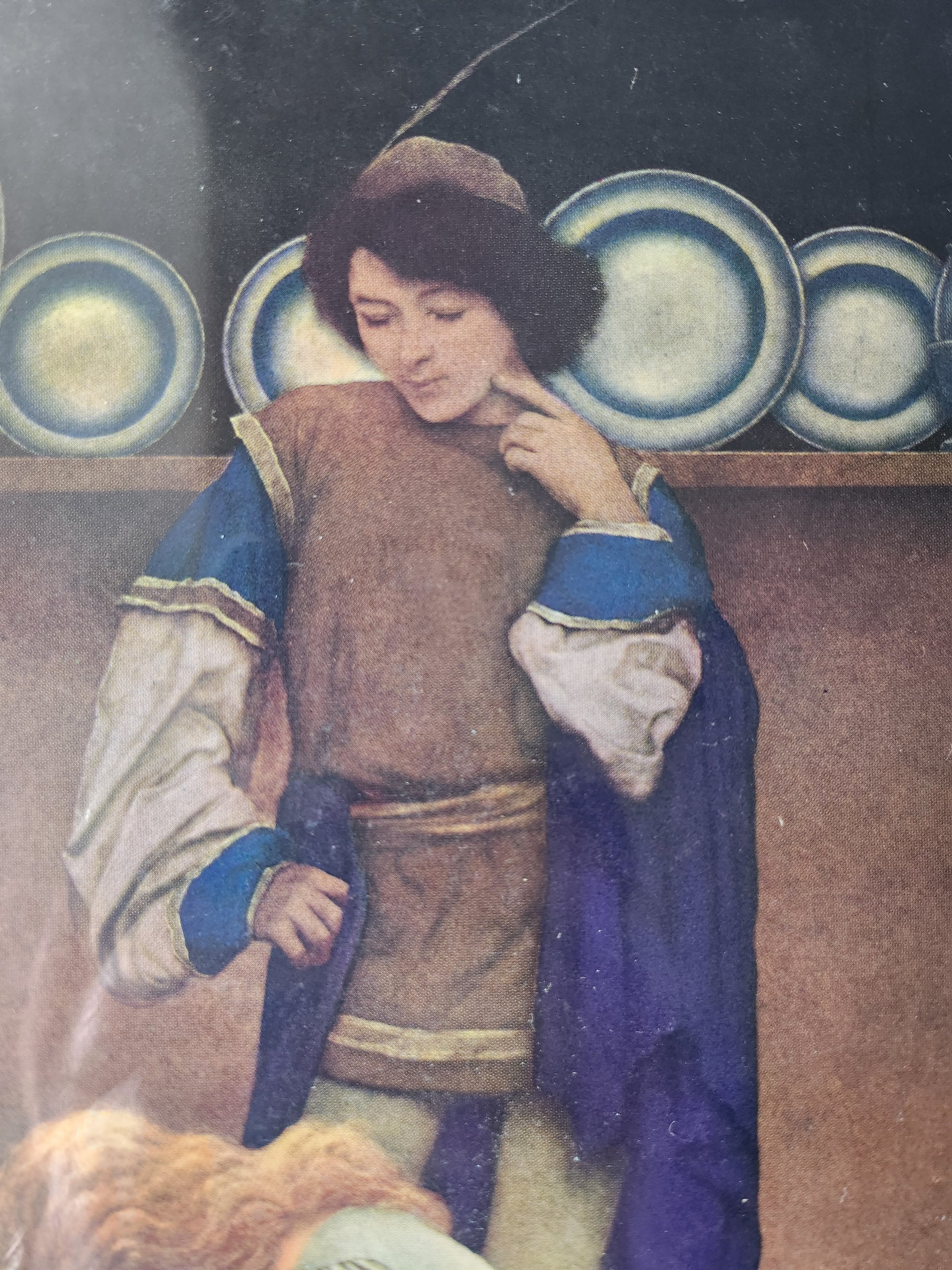 Detail from Maxfield Parrish's 'Lady Violetta and the Knave'