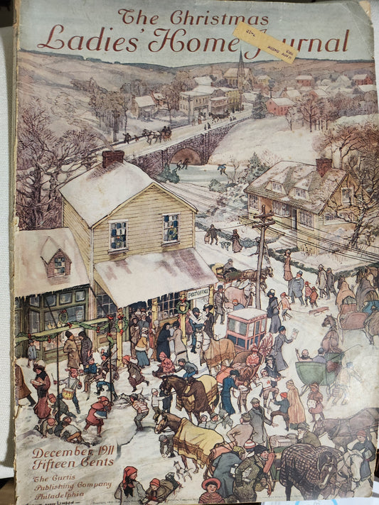 Cover illustration by Corwin Knapp Linson for the Christmas 1911 edition of the Ladies' Home Journal 