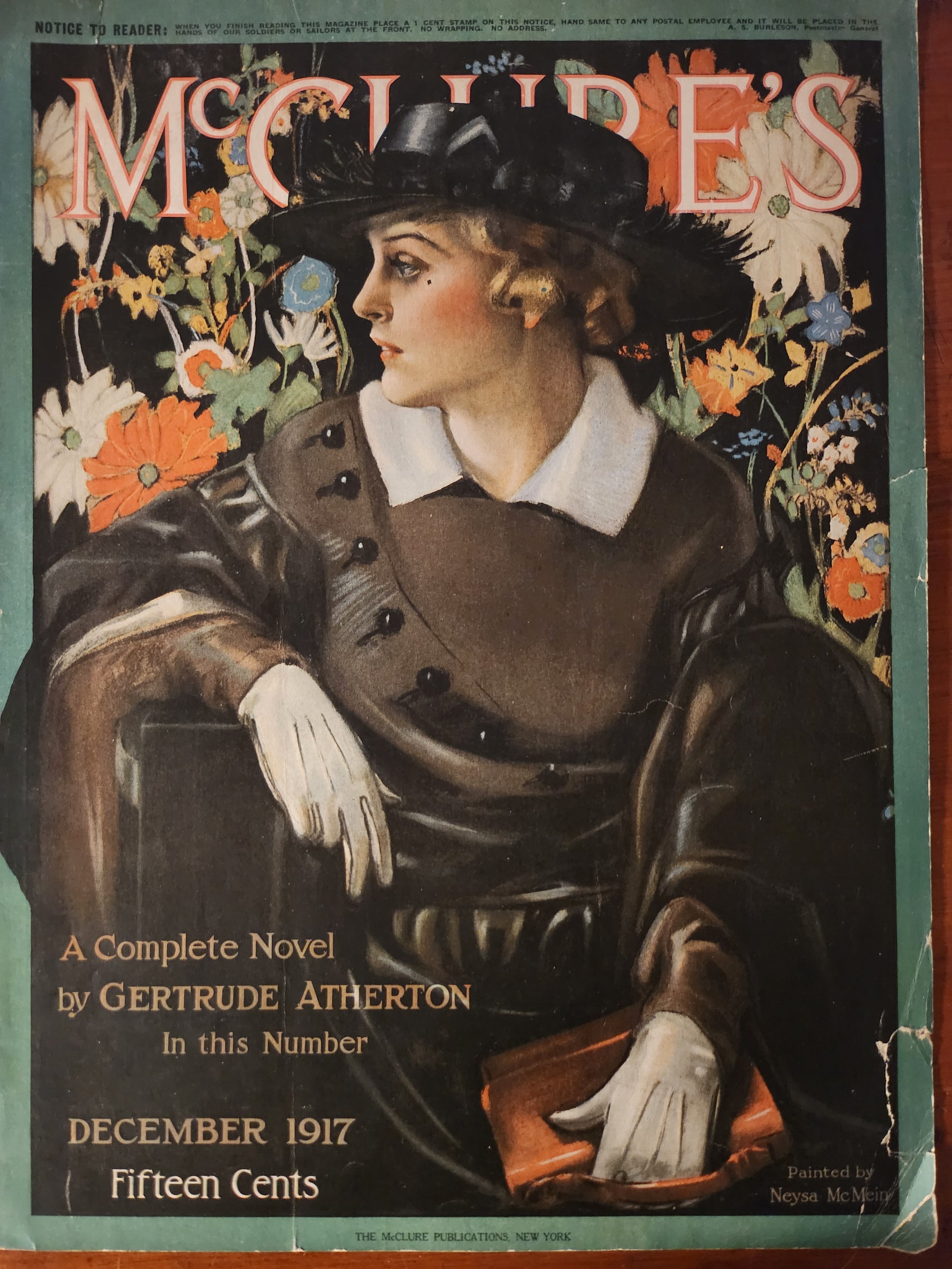 Cover of December 1917 edition of McClure's magazine by Neysa McMein