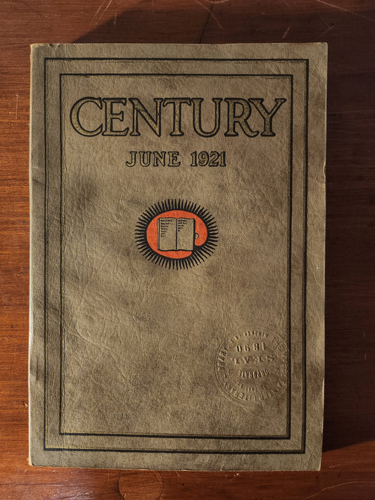 Cover image of June 1921 'Century' magazine