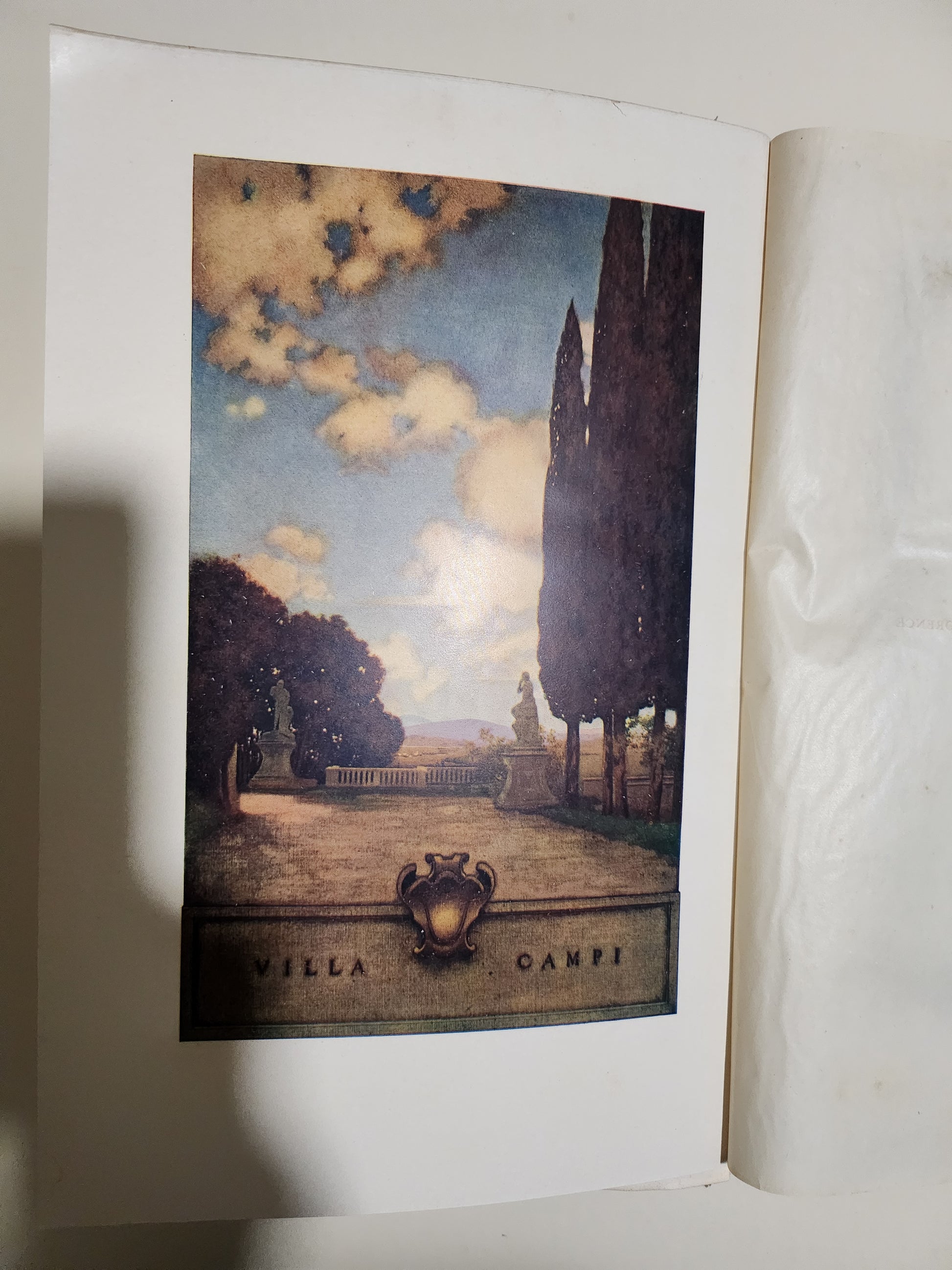 Maxfield Parrish original illustration 'Villa Campi'
