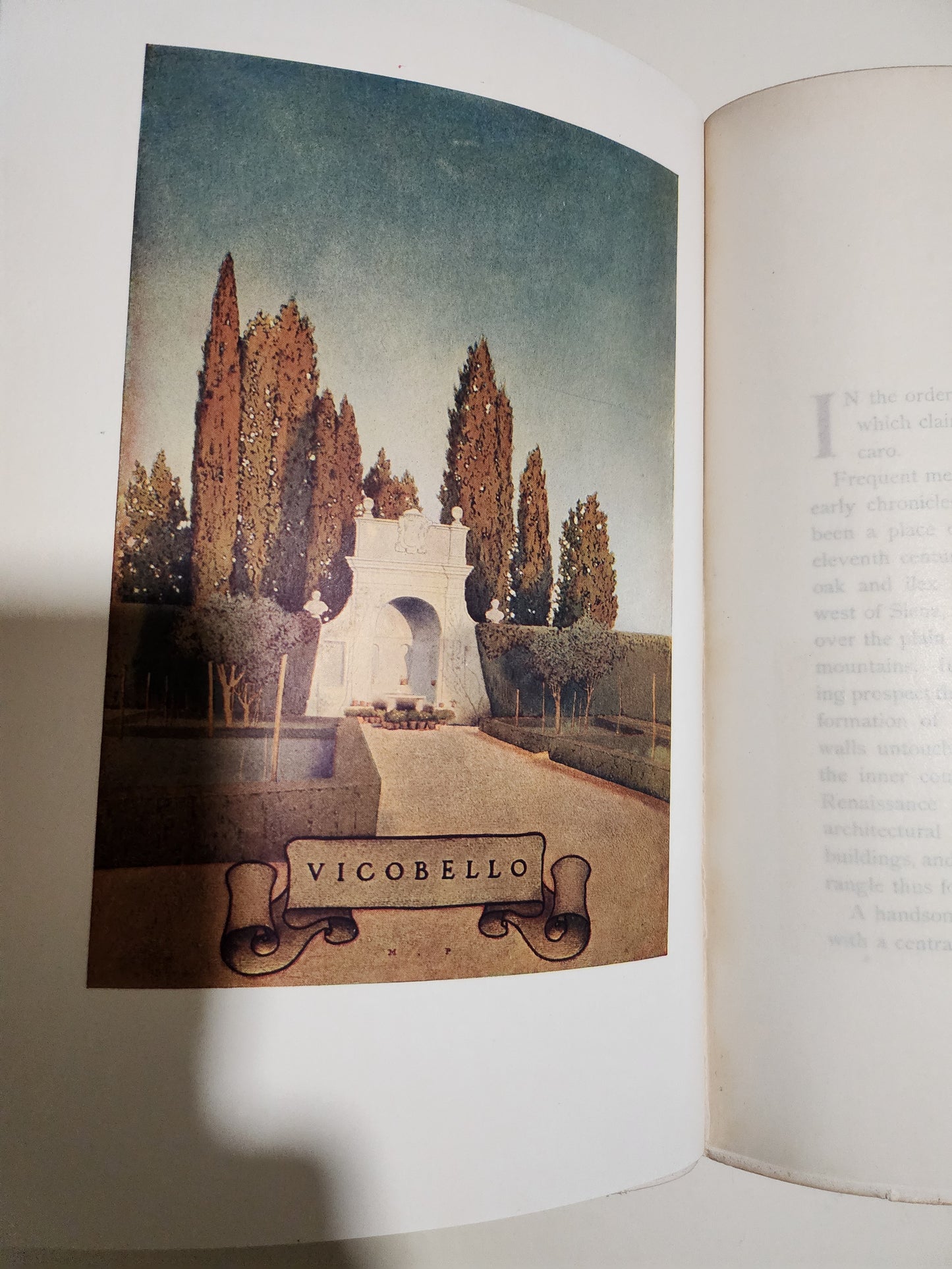 Maxfield Parrish original illustration 'Vicobelllo'