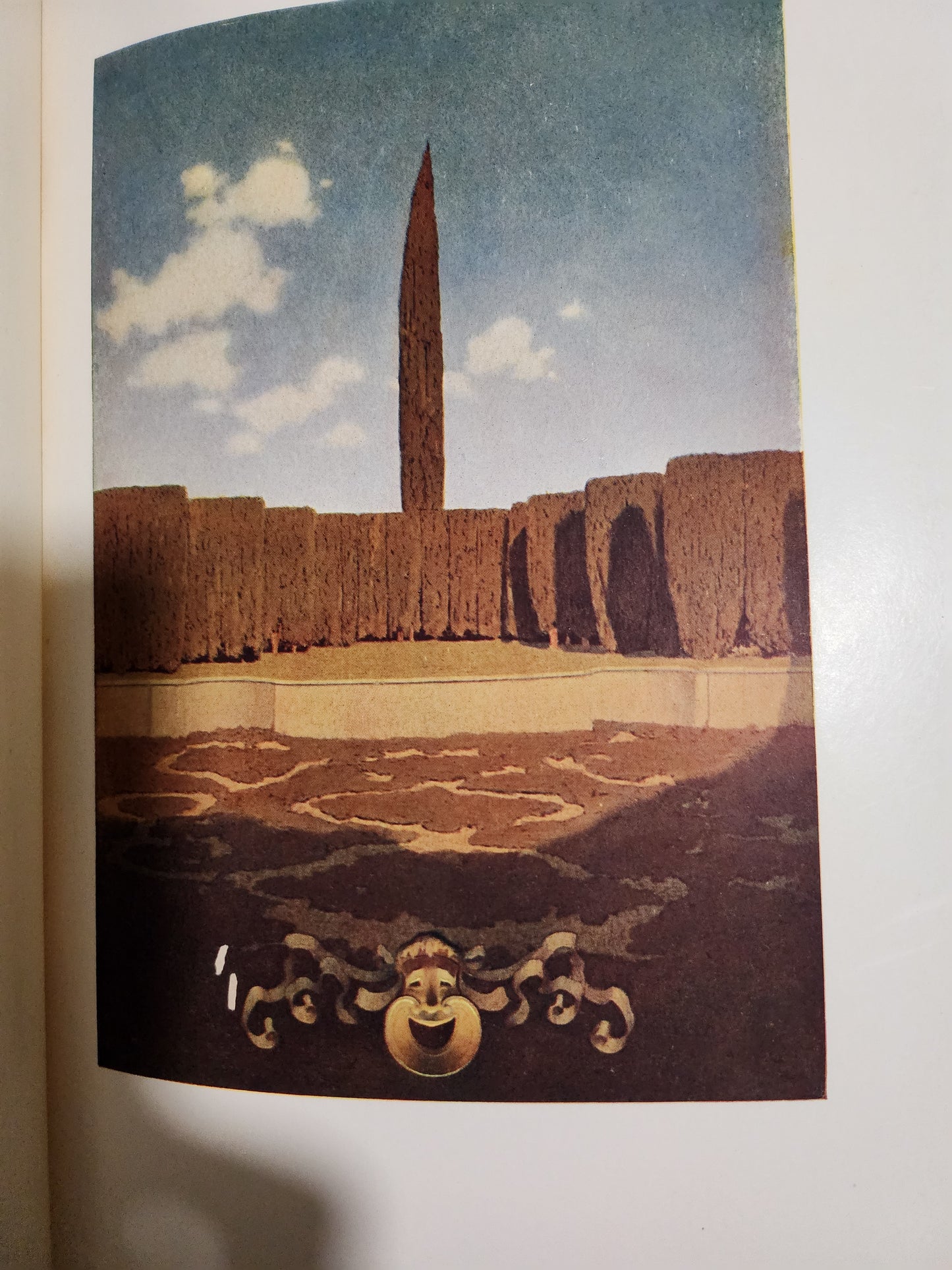 Maxfield Parrish original illustration 'The Theatre at La Palazzina, Siena'