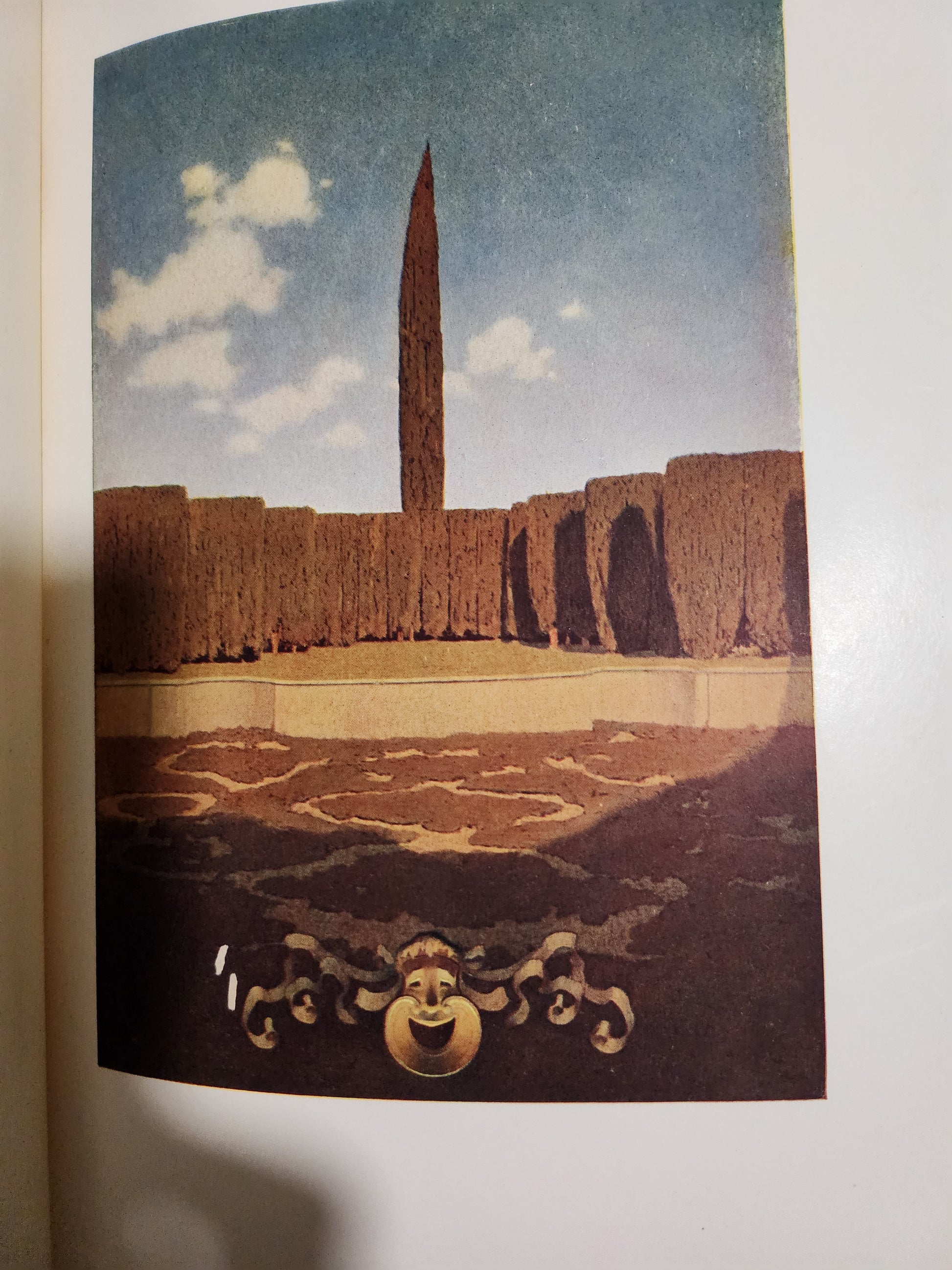 Maxfield Parrish original illustration 'The Theatre at La Palazzina, Siena'