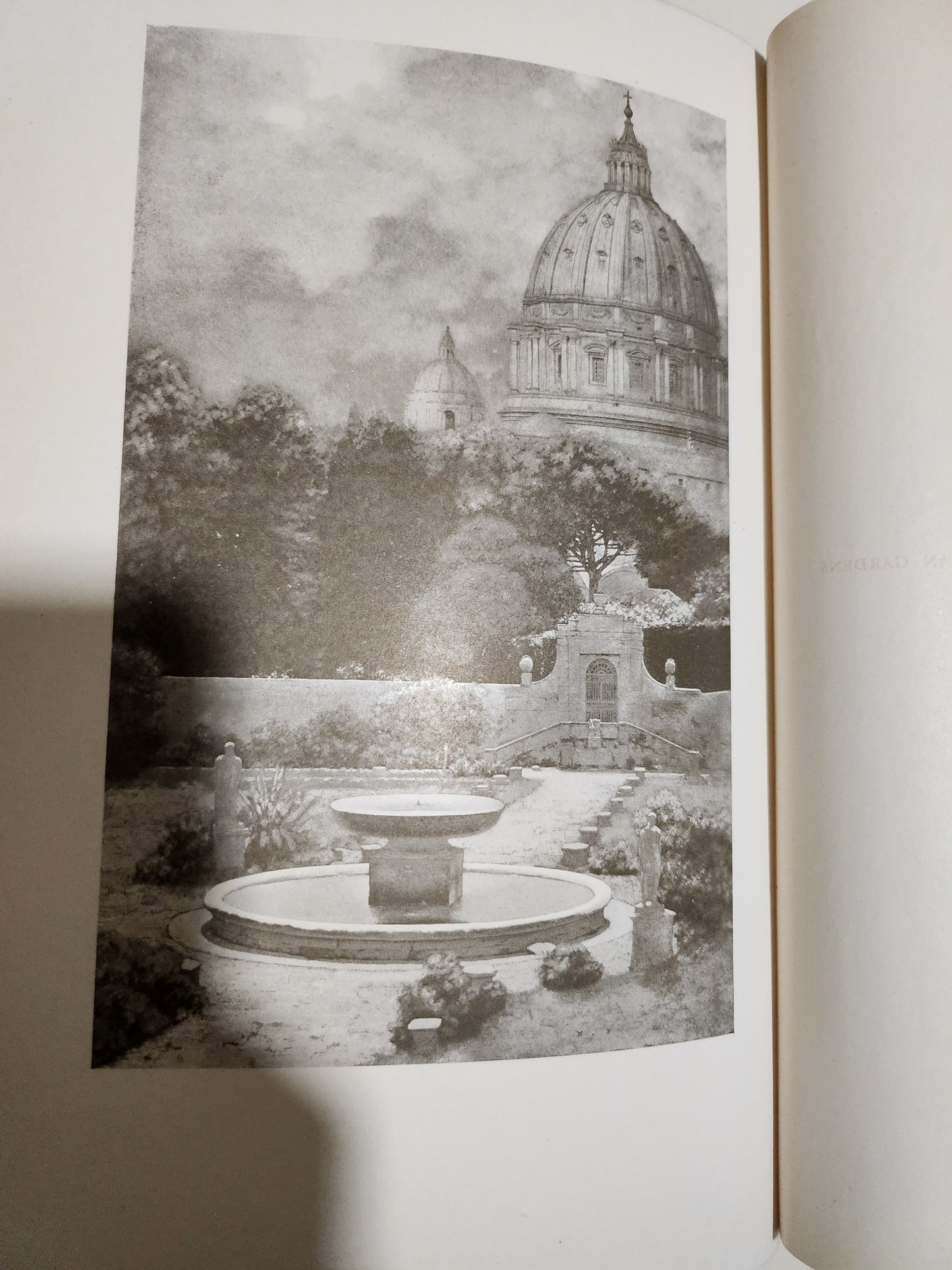 Maxfield Parrish original illustration from 'Italian Villas and their Gardens'