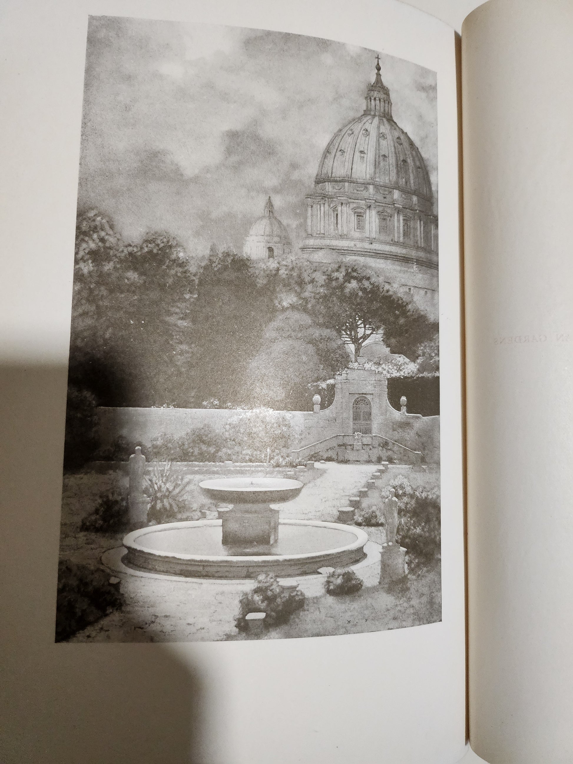 Maxfield Parrish original illustration from 'Italian Villas and their Gardens'