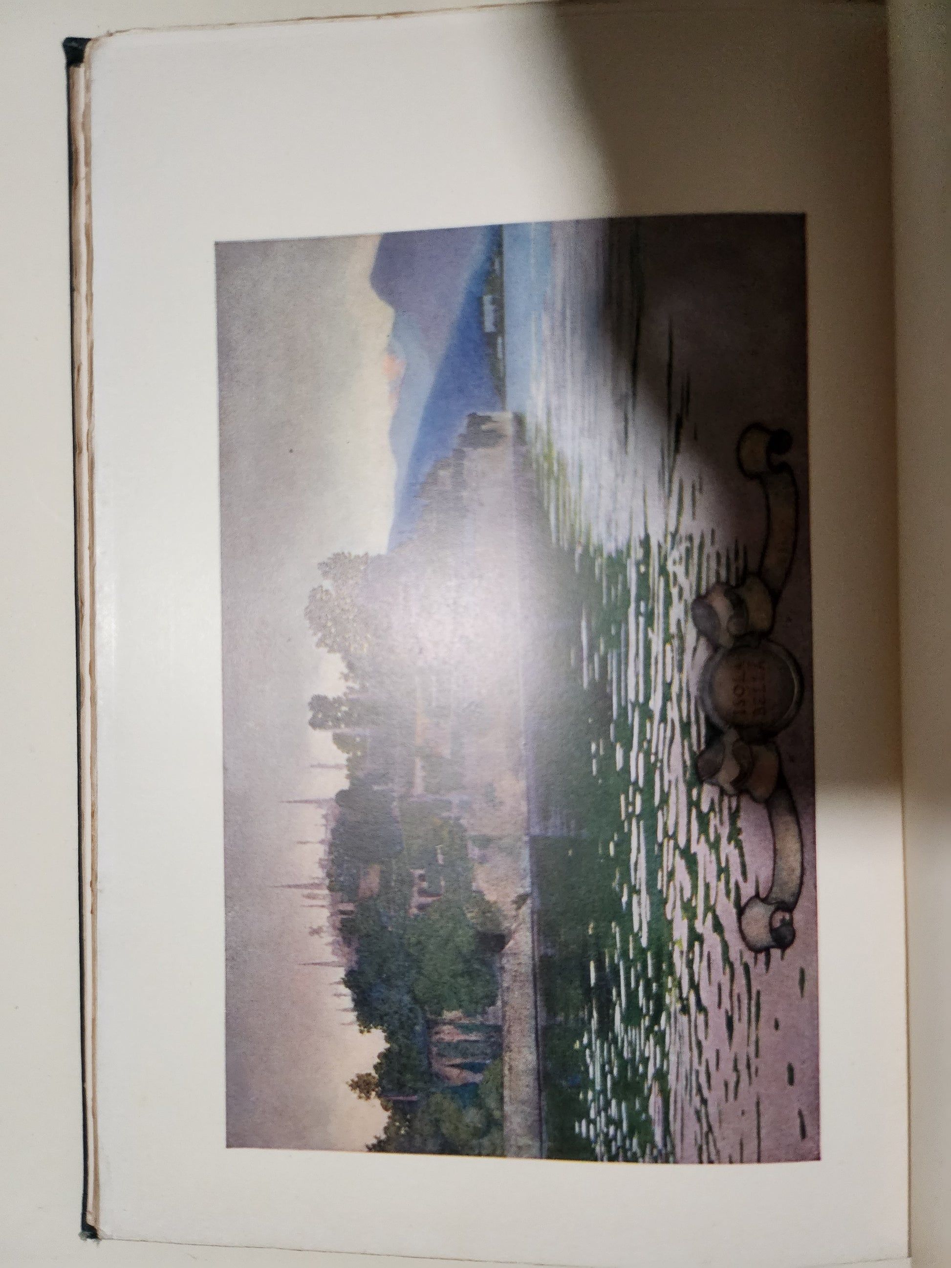 Maxfield Parrish original illustration from Italian Villas and their Gardens