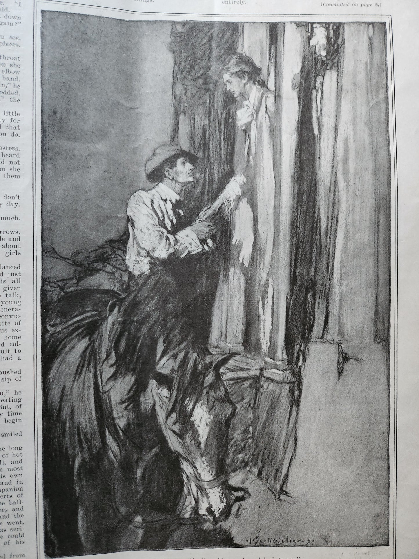 Interior artwork from July 4, 1908 Collier's Weekly