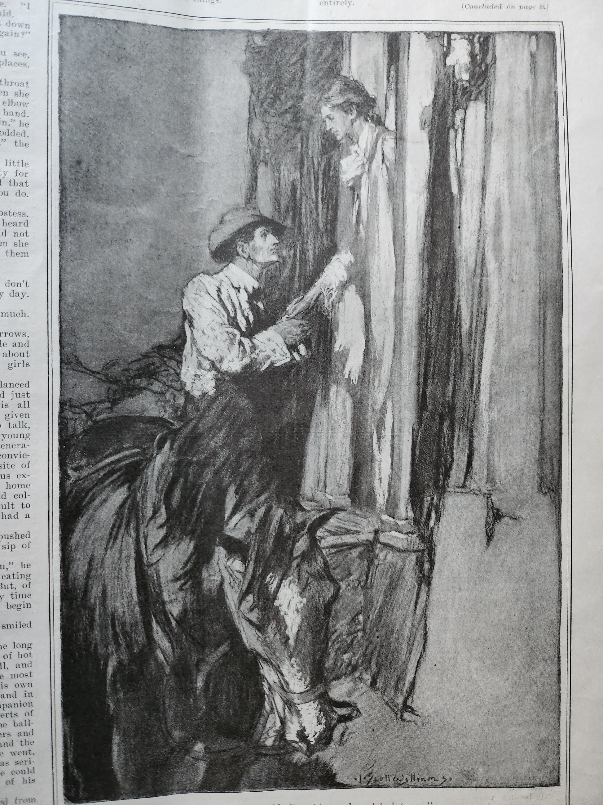 Interior artwork from July 4, 1908 Collier's Weekly