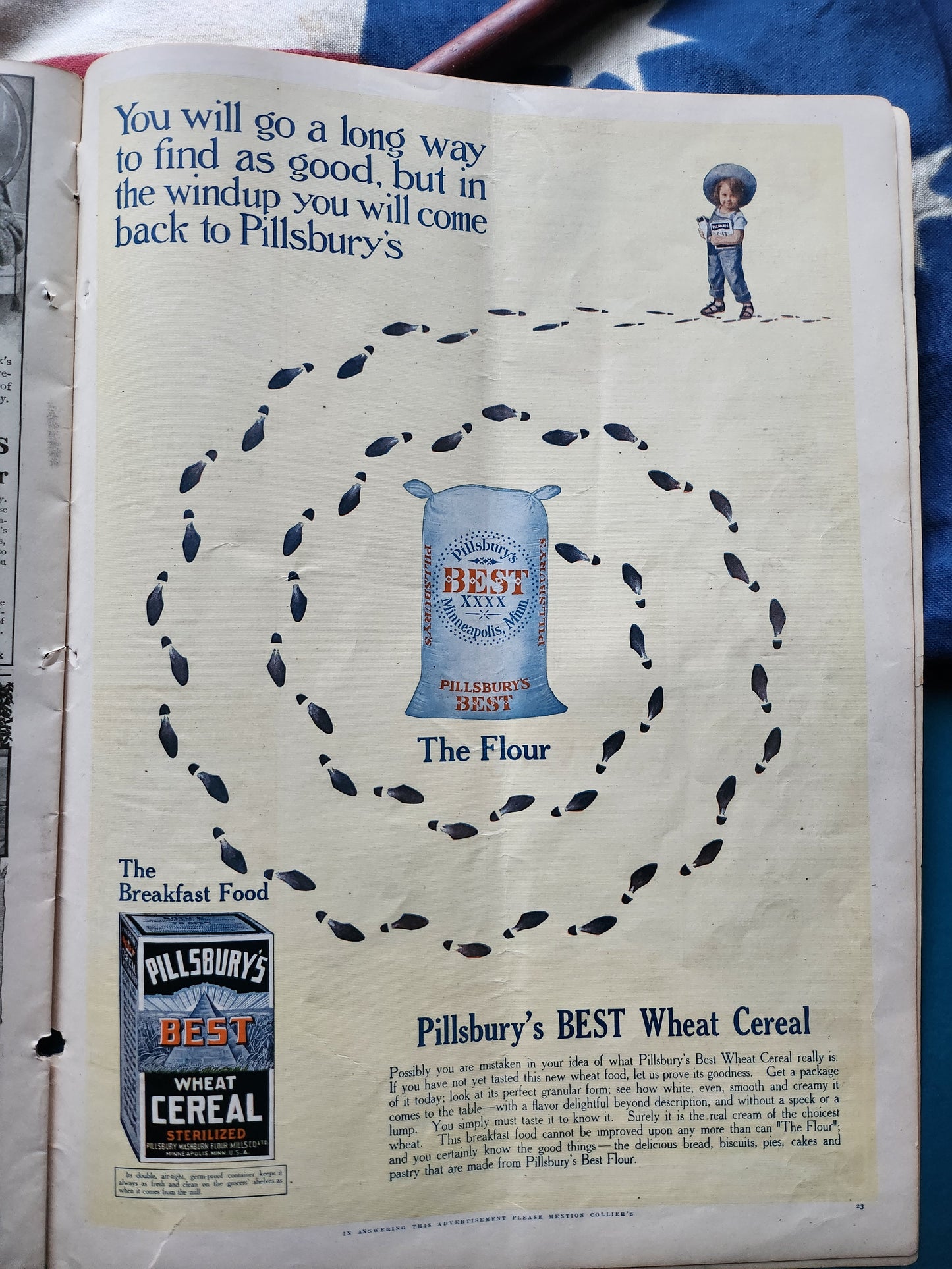 Pillsbury advertisement from July 4, 1908 Collier's Weekly